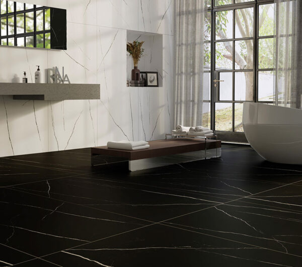 سرامیک ساهارا بلک حافظ سایز Hafez Sahara Black 80*160