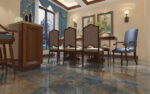 سرامیک طرح گلکسی آبی دریکانا Derikana Galaxi Blue 60*120