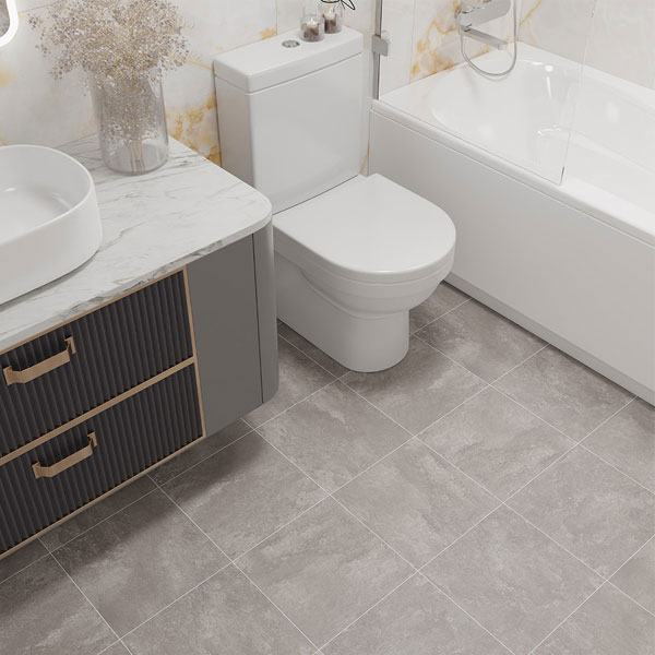 سرامیک سمنت دارک گری سایز Hafez Cement Dark Gray 30*30