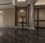 سرامیک طرح بلک استار ریباز Ribaz Black Star 100*100
