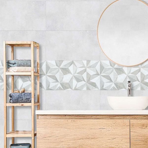 سرامیک طرح واکرا گری دکور Wakra Gray Decor B 60*30 B