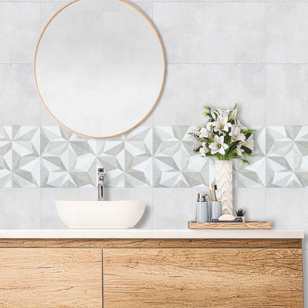 سرامیک واکرا گری فلت سرام نگار 60*30 Wakra Gray Flat