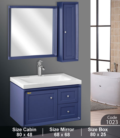 ست روشویی کابینتی کاسپین کد 1023 Caspian bathroom cabinet