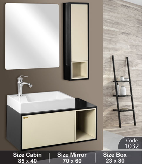 ست روشویی کابینتی کاسپین کد 1032 Caspian bathroom cabinet
