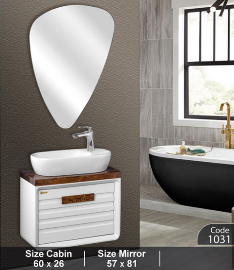 ست روشویی کابینتی کاسپین کد 1031 Caspian bathroom cabinet