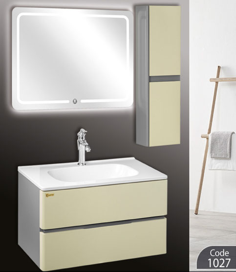 ست روشویی کابینتی کاسپین کد 1027 Caspian bathroom cabinet