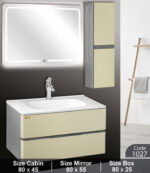 ست روشویی کابینتی کاسپین کد 1027 Caspian bathroom cabinet