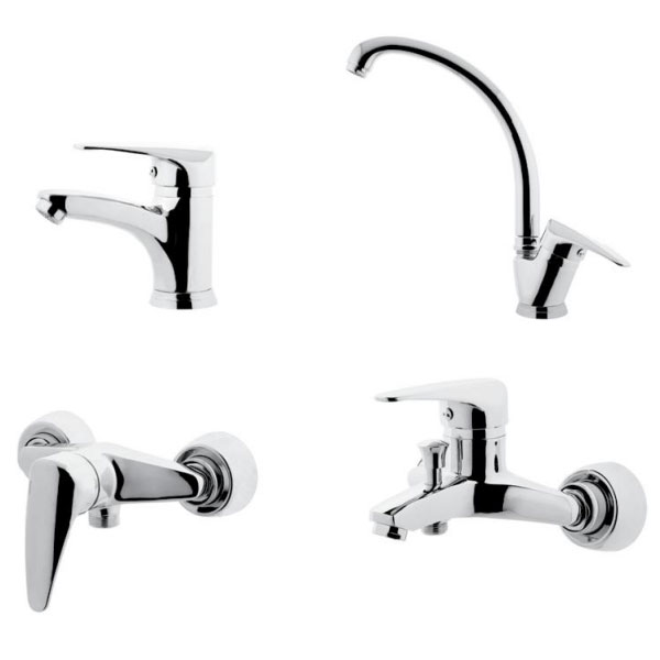 ست شیرآلات البرز روز مدل باران Alborzrooz Baran Faucet set