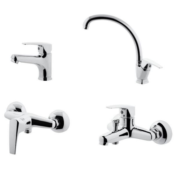 ست شیرآلات البرز روز مدل درسا Alborzrooz Dorsa Faucet set