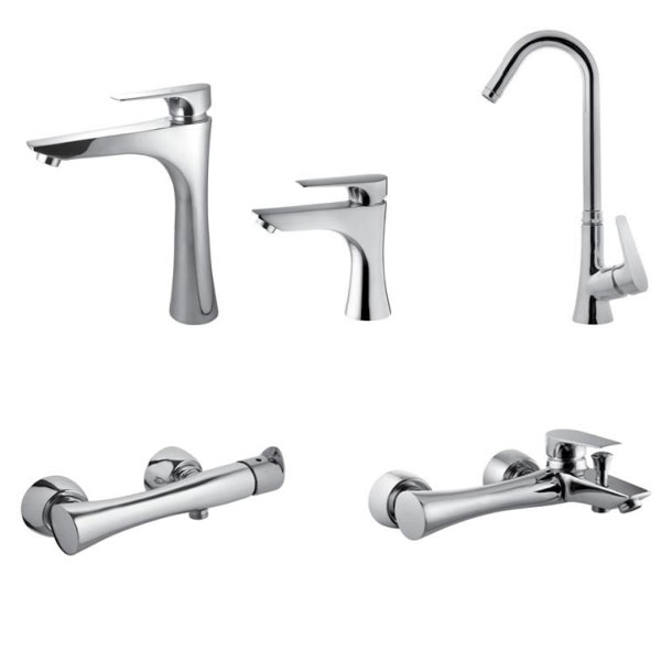 ست شیرآلات البرز روز مدل کارن Alborzrooz Karen Faucet set