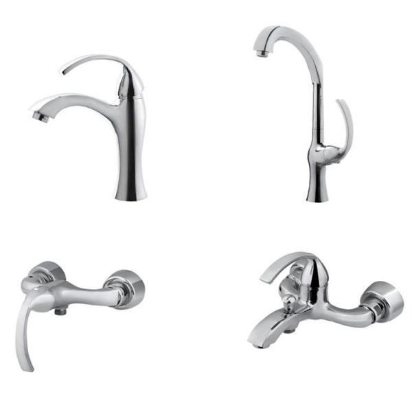 ست شیرآلات البرز روز مدل کلوین Alborzrooz Kelvin Faucet set