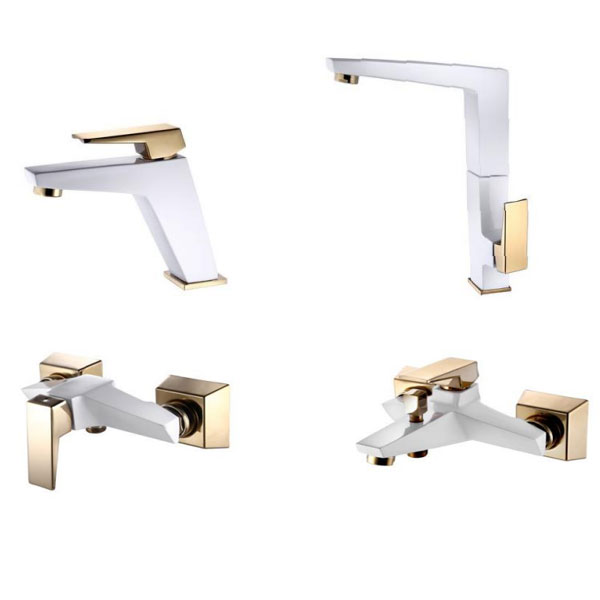 ست شیرآلات البرز روز مدل ابلیک Alborzrooz Oblique Faucet set