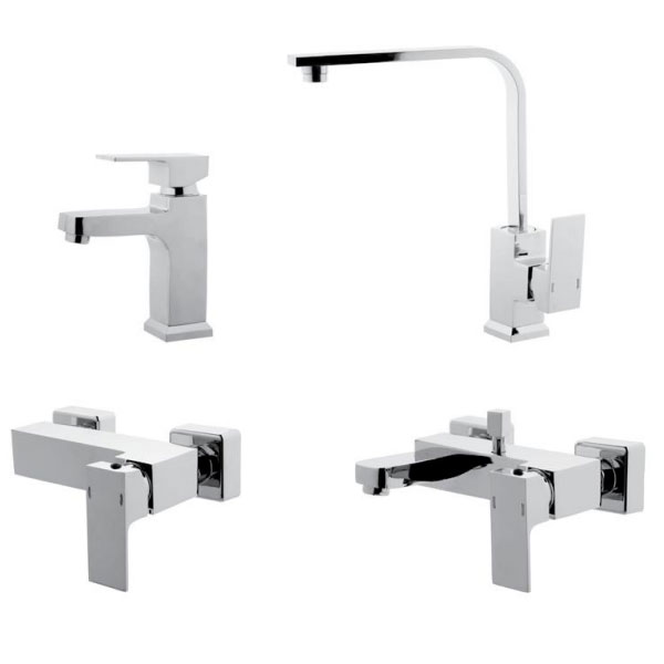 ست شیرآلات البرز روز مدل رایان Alborzrooz Rayan Faucet set
