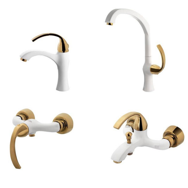 ست شیرآلات البرز روز مدل رومئو Alborzrooz Romeo Faucet set