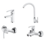 ست شیرآلات البرز روز مدل ستاره Alborzrooz Setareh Faucet set
