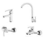 ست شیرآلات البرز روز مدل ستاره Alborzrooz Setareh Faucet set
