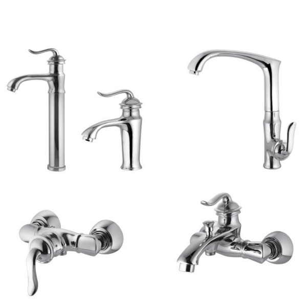 ست شیرآلات البرز روز مدل اسپیرال Alborzrooz Spiral Faucet set