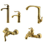 ست شیرآلات البرز روز مدل اسپیرال Alborzrooz Spiral Faucet set