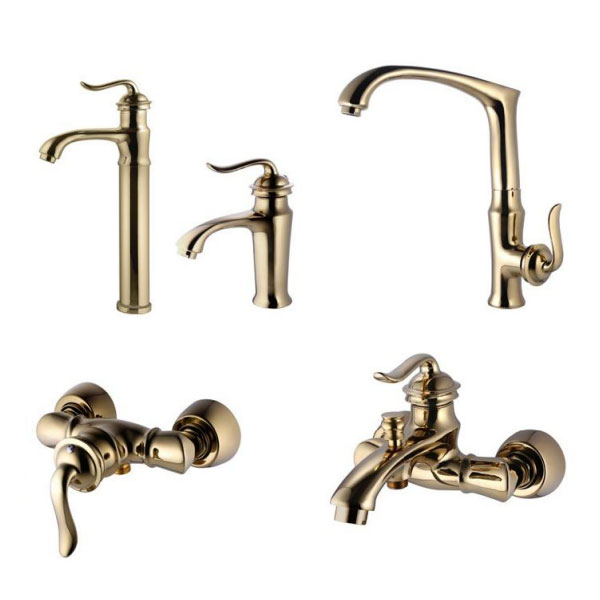 ست شیرآلات البرز روز مدل اسپیرال Alborzrooz Spiral Faucet set