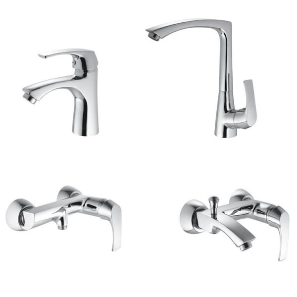 ست شیرآلات البرز روز مدل یونیک Alborzrooz Unique Faucet set