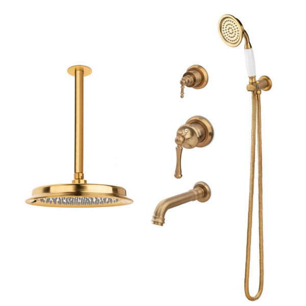 دوش حمام توکار البرز روز مدل علاءالدین Alborzrooz built-in bath tap