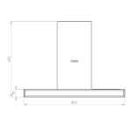 هود 1470G کن طرح T شکل Can 1470G T-Shape