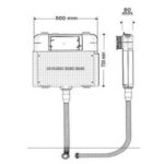 فلاش تانک توکار ایران مدل اینفینیتی والهنگ و کلاسیک Flush Tank Iran