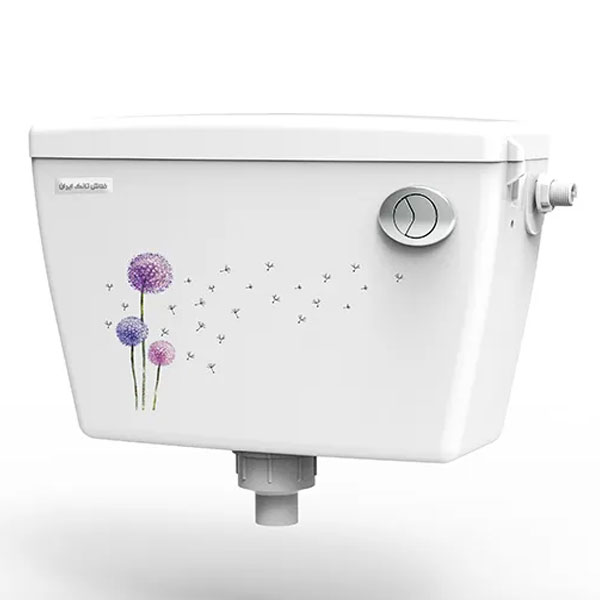 فلاش تانک روکار ایران مدل لوتوس Flush Tank Iran Lotus