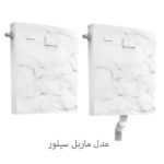 فلاش تانک روکار ایران اولترا اسلیم Flush Tank Iran Ultra Slim مدل ماربل سیلور