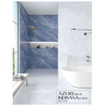 سرامیک لوتوس طرح آزور بلو Lotus Azure Blue 80*160