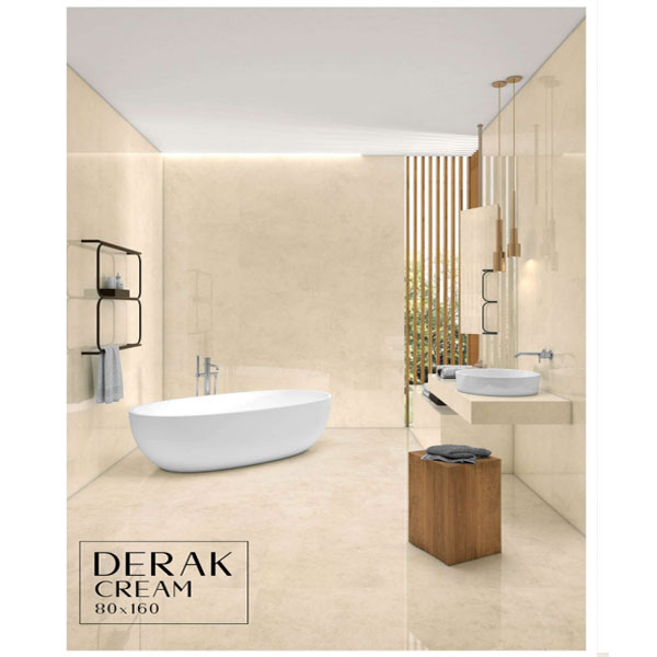سرامیک طرح دراک کرم لوتوس Lotus Derak Cream 80*160