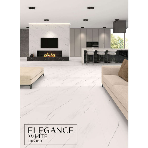 سرامیک الگانس وایت لوتوس Lotus Elegance white Matte 80*160