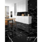 سرامیک میدنایت بلک لوتوس Lotus Midnight Black 80*160