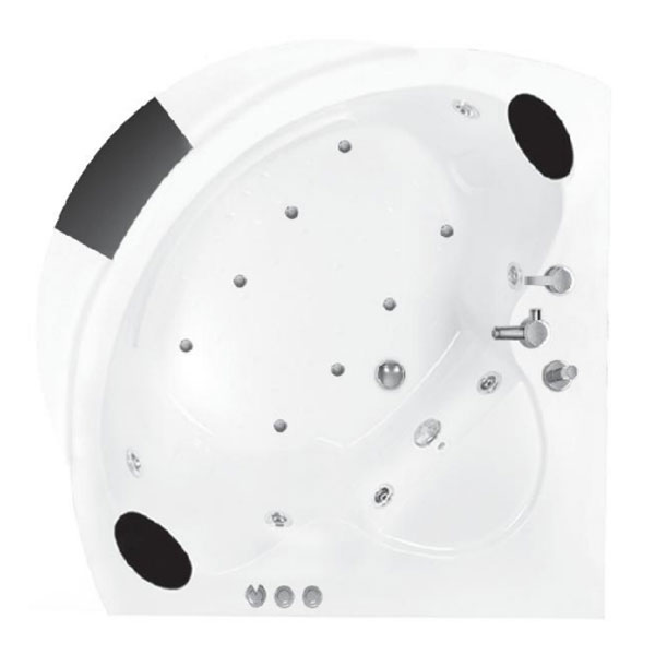 وان جکوزی پله دار ریتون مدل کارناوال Rhyton Karnaval Bathtub and hot tub