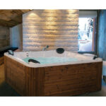 جکوزی 4 و 6 نفره مارون برند ریتون Rhyton Maroon Jacuzzi tub