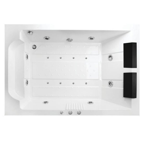 وان جکوزی دو نفره مارون برند ریتون Rhyton Maroon Jacuzzi tub
