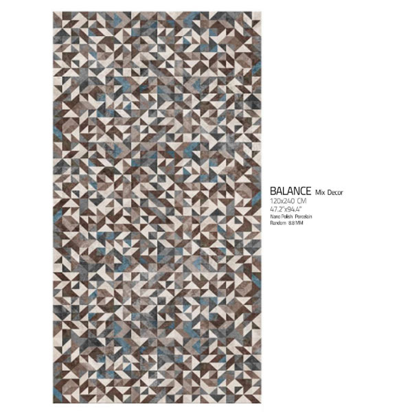 اسلب نانو پولیش بالانس میکس دکور Balance Mix Decor 120x240