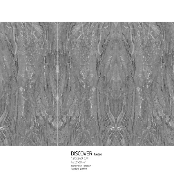 اسلب نانو پولیش دیسکاور نگرو Discover Negro 120×240 هرمس نوین سرام
