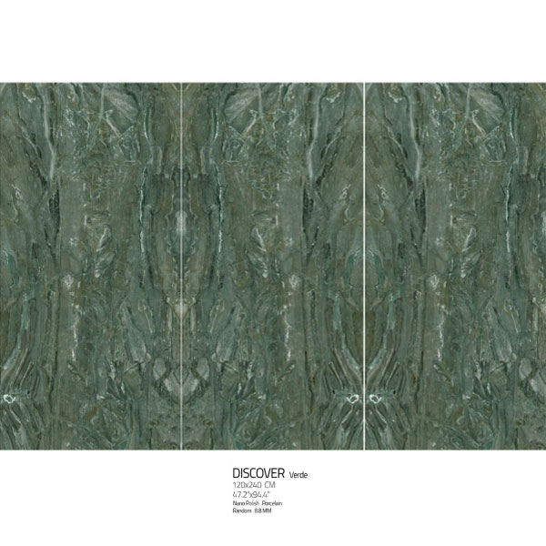 اسلب نانو پولیش دیسکاور ورد Discover Verde 120×240 هرمس نوین سرام