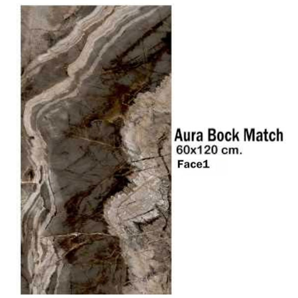 سرامیک مایسا طرح اورا بوک مچ Maysa Ceramic Aura bock match 60X120