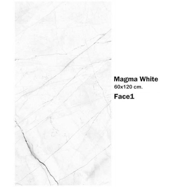 سرامیک مایسا طرح ماگما وایت Maysa Ceramic Magma White 60X120