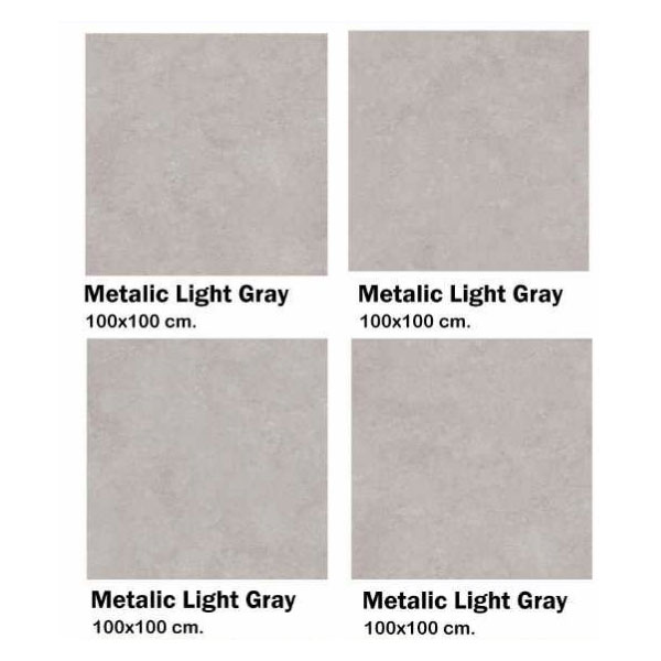 سرامیک مایسا متالیک لایت گری Maysa Metallic Light Gray 100X100