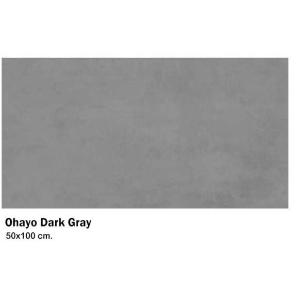 سرامیک مایسا اوهایو دارک گری Maysa Ceramic Ohayo dark gray 50X100