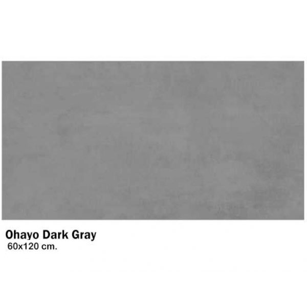 سرامیک مایسا اوهایو دارک گری Maysa Ceramic Ohayo dark gray 60X120