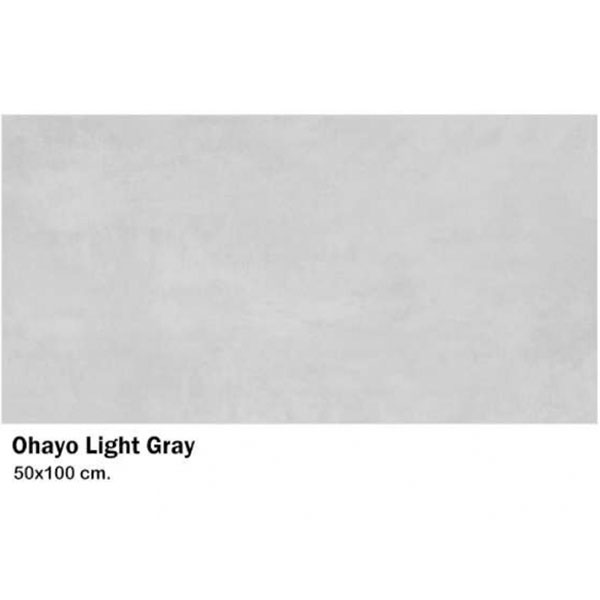 سرامیک مایسا اوهایو لایت گری Maysa Ceramic Ohayo light gray 50X100