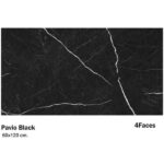 سرامیک مایسا طرح پاویو بلک Maysa Ceramic Pavio Black 60X120