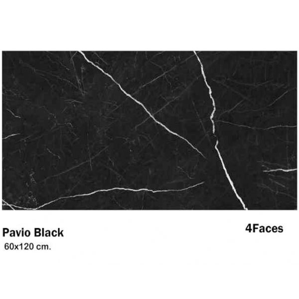 سرامیک مایسا طرح پاویو بلک Maysa Ceramic Pavio Black 60X120