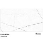 سرامیک مایسا طرح پاویو وایت Maysa Ceramic Pavio White 50X100