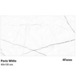 سرامیک مایسا طرح پاویو وایت Maysa Ceramic Pavio White 60X120