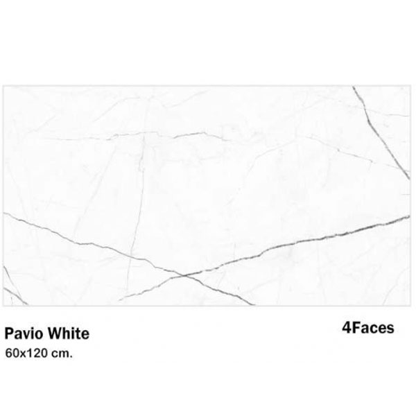سرامیک مایسا طرح پاویو وایت Maysa Ceramic Pavio White 60X120